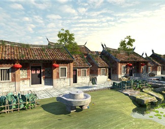 中式乡村庭院景观