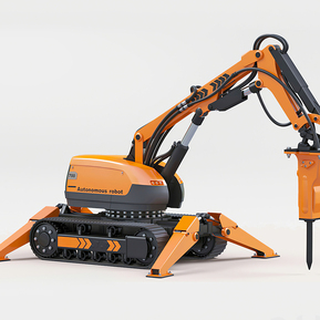 现代 工程车 工程机器人