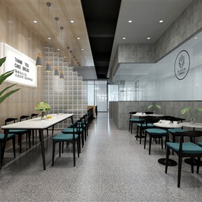 现代 餐厅 面包店