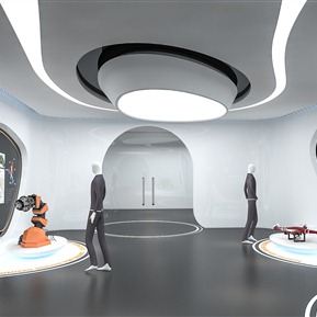 现代 展厅 企业馆