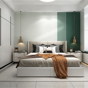 轻奢 卧室 主卧室