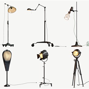 工业LOFT 落地灯