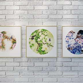 新中式 植物画 装饰画