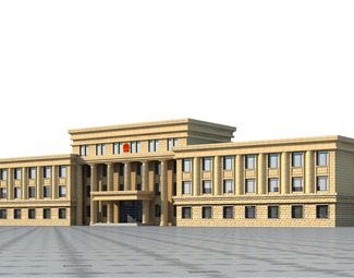 现代办公大楼外立面