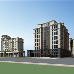 欧式 办公楼 海关办公楼