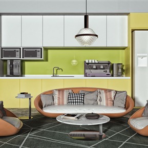 现代 沙发茶几组合