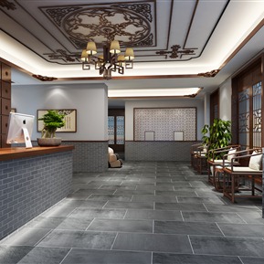 新中式 医院 中医院中医馆