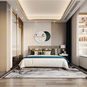新中式 卧室 次卧