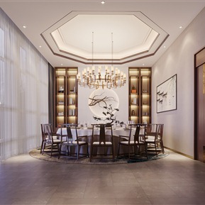 新中式 包间 大包间