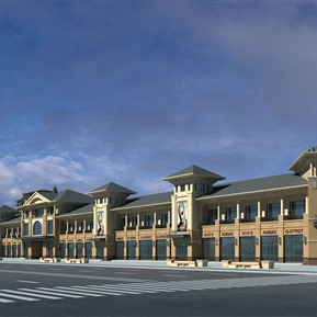 欧式 商业楼 商业