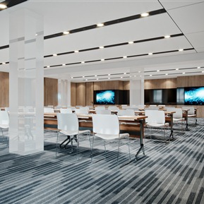 现代 会议厅 多媒体培训室