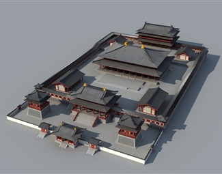 中式古建筑寺庙