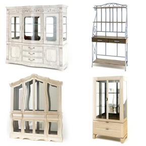 美式 置物柜 边柜