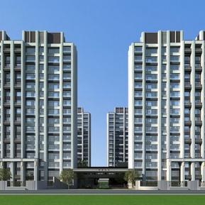 现代 住宅区 高层