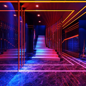 现代 楼梯口 酒吧