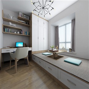 北欧 榻榻米卧室 榻榻米书房 男孩房