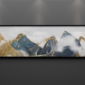 新中式 抽象画 挂画