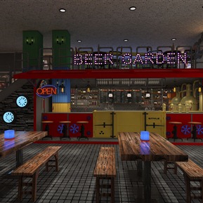 工业LOFT 前台 啤酒街前台