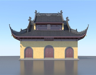 中式古建筑外观