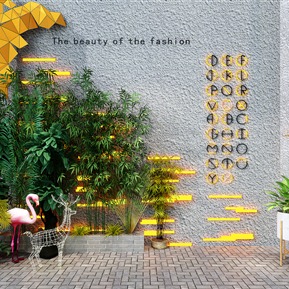 北欧 景观小品 门头绿植园林小品