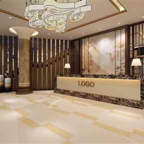 新中式 前台 大厅前台