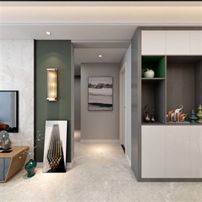 后现代 客餐厅 客餐厅全景