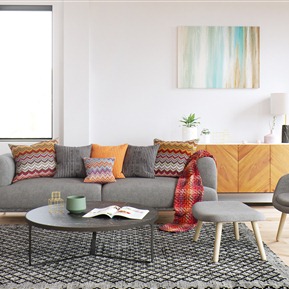 现代 沙发茶几组合