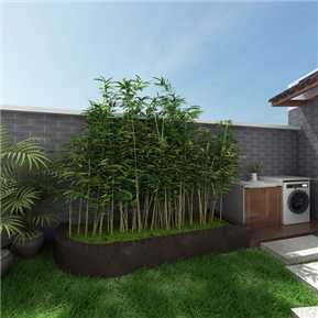 新中式 庭院 花园庭院