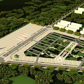 现代 鸟瞰图 厂区鸟瞰