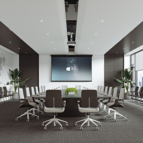 现代 会议室 高级灰会议室