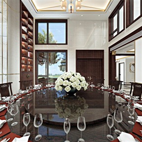 新中式 餐厅 餐厅茶室