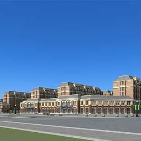 欧式 商业楼 住宅商业