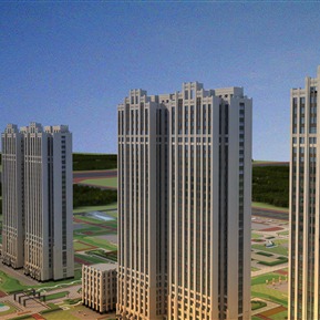 欧式 住宅区 高层住宅