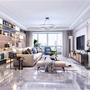 现代 客厅 客厅阳台