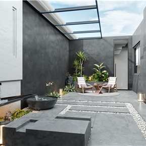 现代 阳台 阳台玻璃房