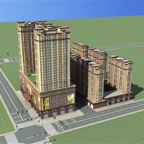 欧式 住宅区 住宅规划