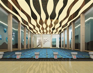 现代室内游泳馆