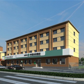 现代 银行建筑 农业银行