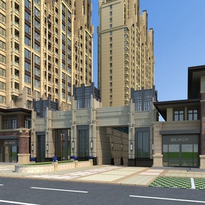 简欧 大门 大门入口