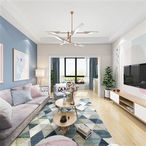 北欧 客餐厅 全景