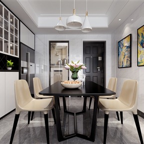现代 餐厅 客餐厅