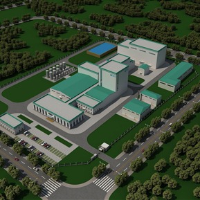 现代 鸟瞰图 厂区