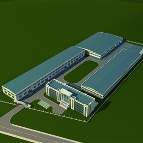 现代 厂房 厂区