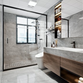 现代 卫生间 卫生间浴室