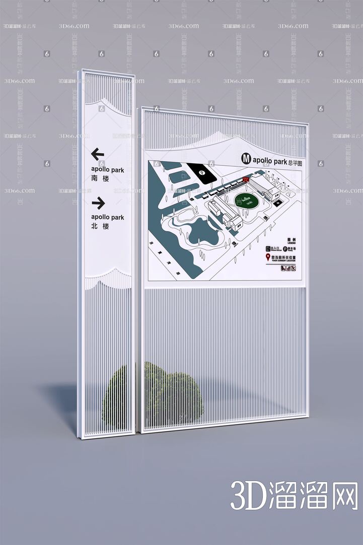 【导视3D模型下载】-导视3D模型素材下载_3D溜溜网图片_A-导向标识图片素材-花瓣网