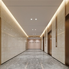 现代 电梯厅