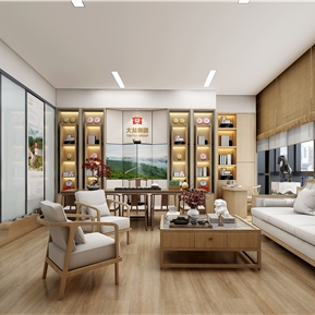 新中式 接待室 校友会茶室休闲室