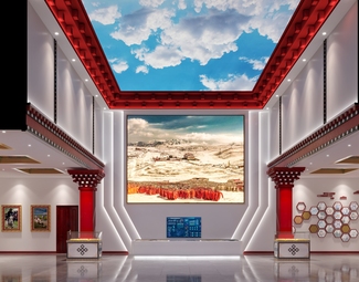 民族风 展厅 藏式