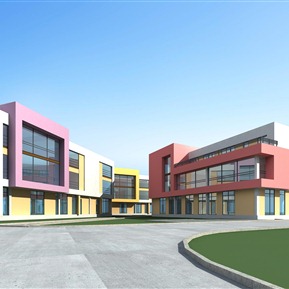 现代 幼儿园建筑 幼儿园