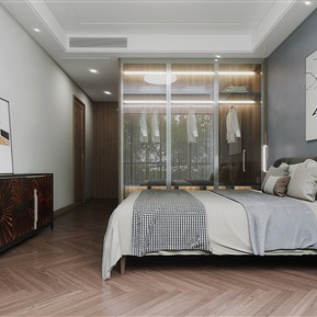 现代 卧室